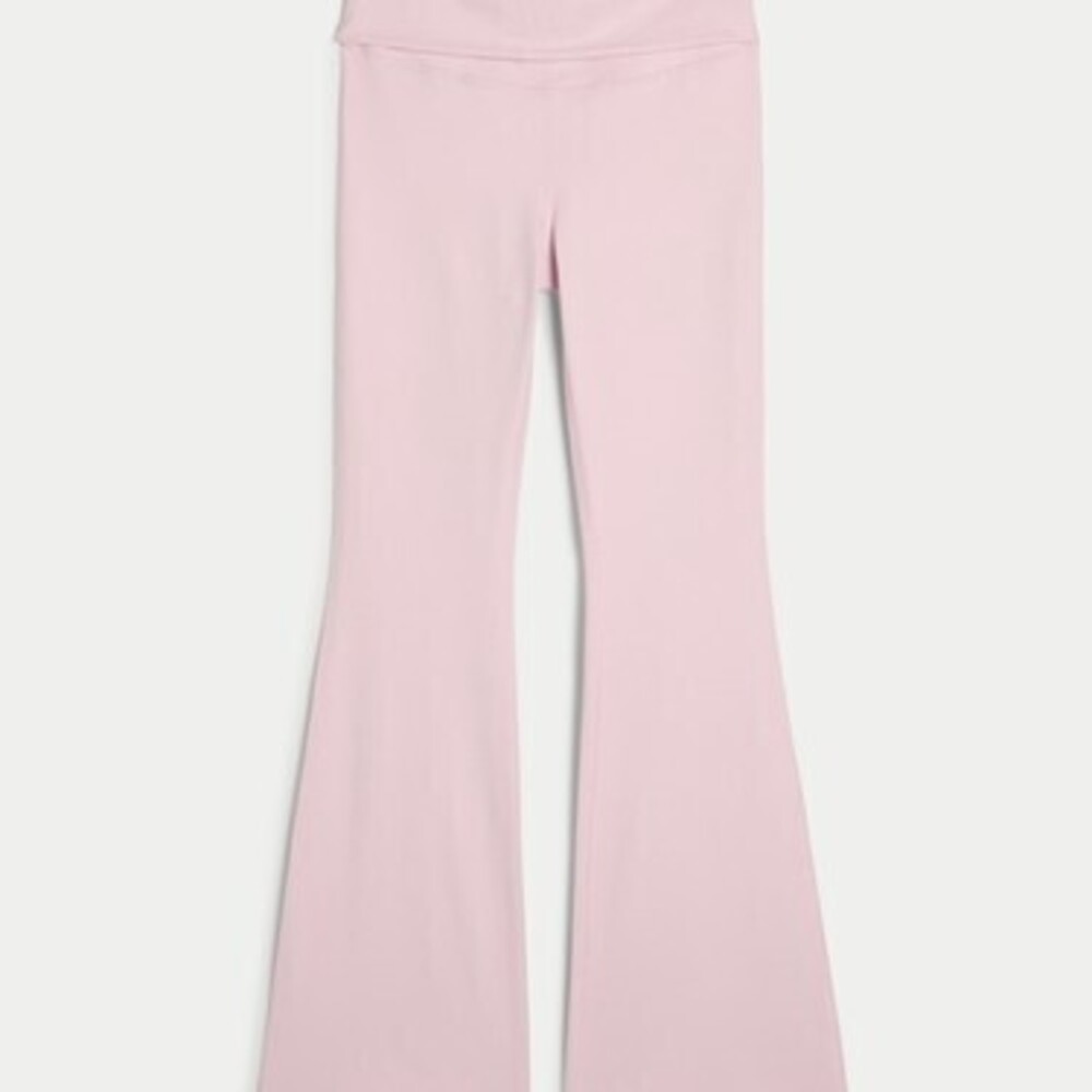 Gilly Hicks Active Recharge Foldover Waist Flare Pants